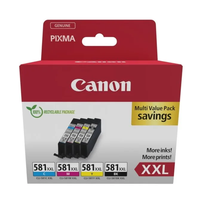 Canon Ink - CLI-581XXL - 1998C007 4-pack — image 1