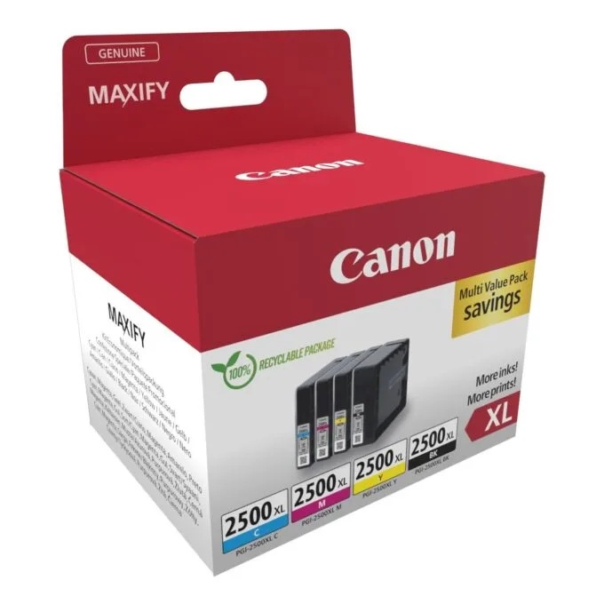 Canon Ink - PGI-2500XL 9254B010 - 4-pack — image 2