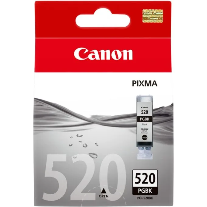 Canon Ink PGI-520BK Black - 2932B001 - Up to 341 pages per ISO/IEC 24711 — image 1