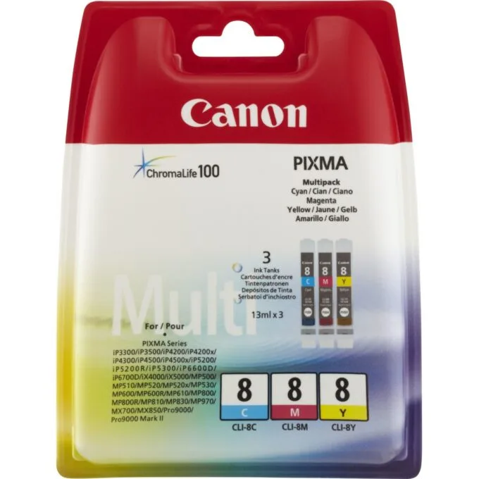 Canon Multipack - CLI-8 - Multipack C M Y — image 1