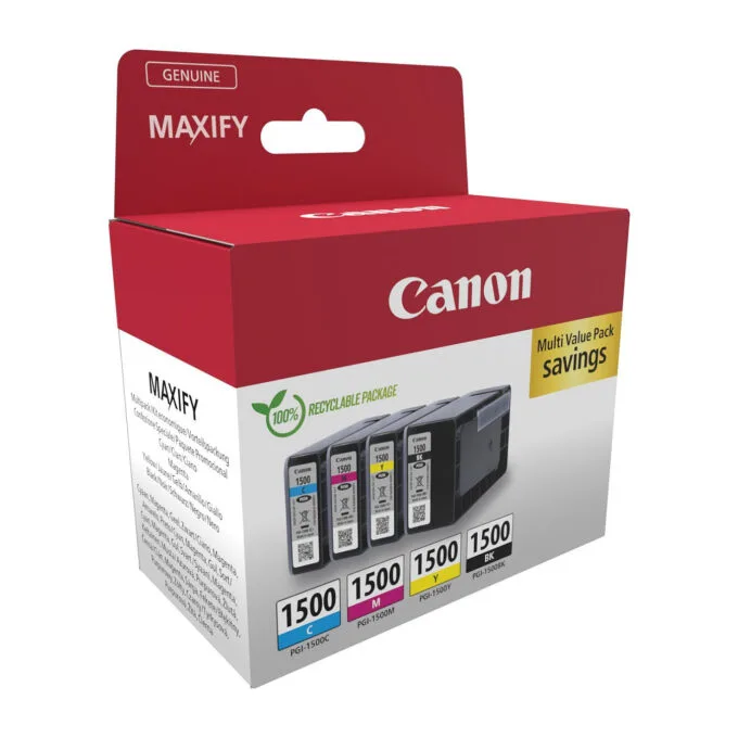 Canon Tinte PGI-1500 9218B006 4er Multipack(BK C M Y) — image 2
