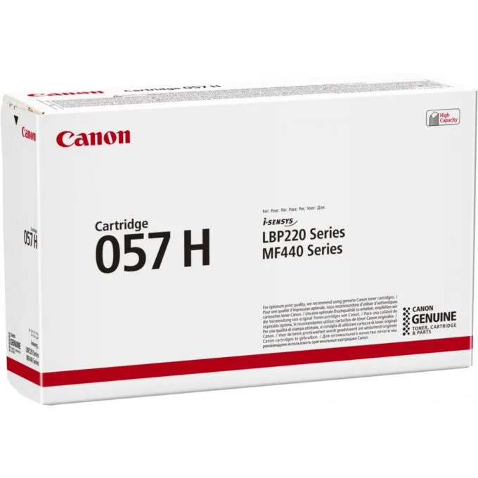 Canon Toner - 057H - Black up to 10,000 pages ISO IEC 19798 — image 2