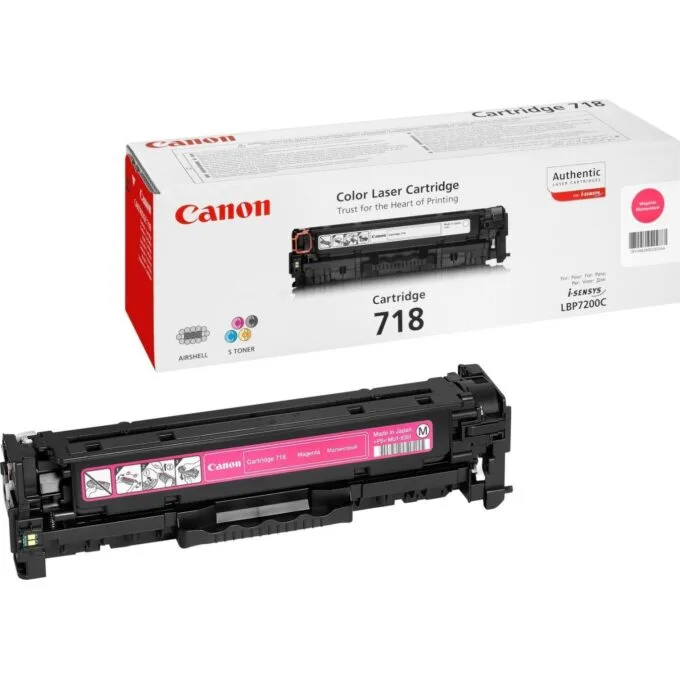 Canon Toner - 718M - Magenta up to 2,900 pages per ISO 19798 — image 1
