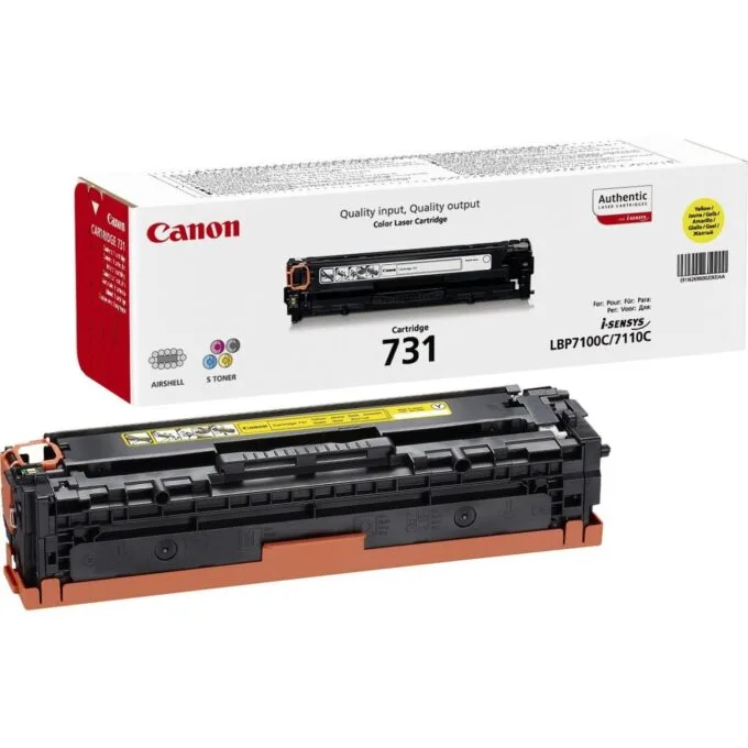 Canon Toner - 731 - Y Yellow 1500 Pages — image 3