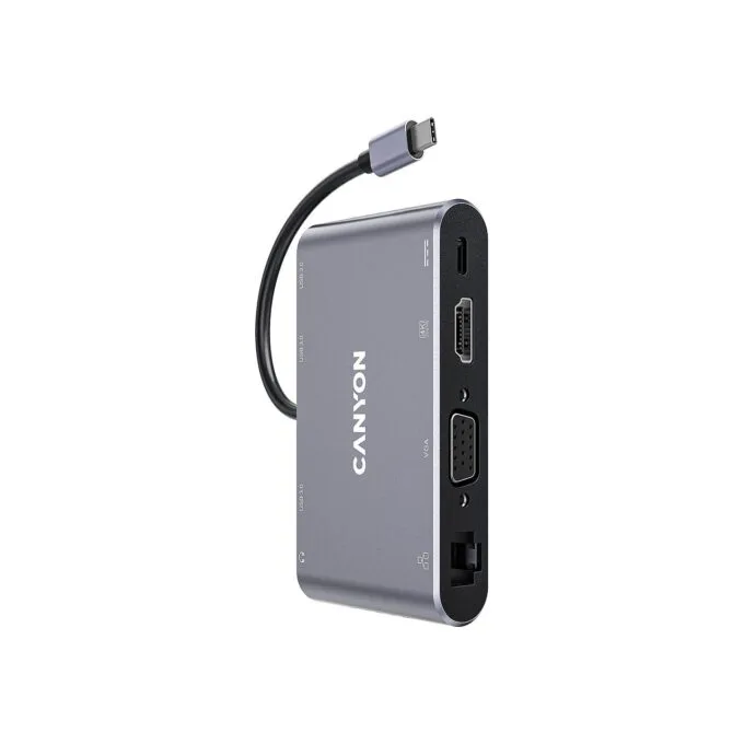 Canyon Hub DS-14 8-in-1 4K USB-C gray — image 1