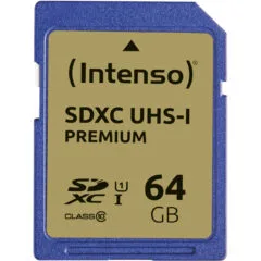 CARD 64GB Intenso Premium - 3421490 - SDXC UHS-I 90 MB/s Class 10