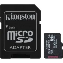 CARD 64GB Kingston Industrial microSD - Industrial-grade microSD with adapter