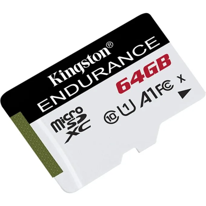 CARD 64GB KINGSTON microXC Endurance 95R 45W - 95R 45W - 64GB microSD Endurance, U1, UHS-I, C10, A1 — image 2