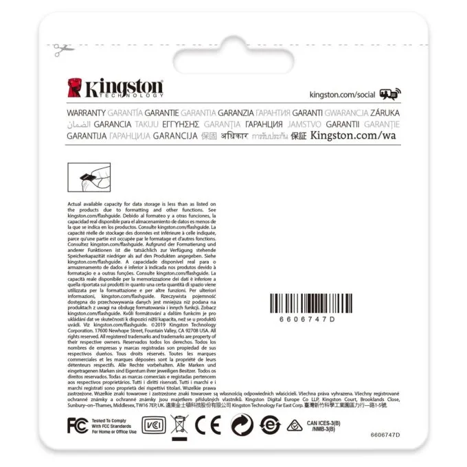 CARD 64GB KINGSTON microXC Endurance 95R 45W - 95R 45W - 64GB microSD Endurance, U1, UHS-I, C10, A1 — image 4
