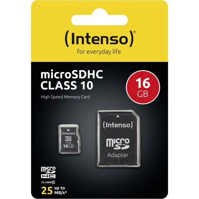 CARD Dig Z TF SDHC Intenso - 16GB incl. Adapter — image 4