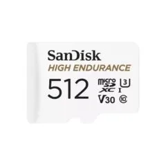 CARD HIGH ENDURANCE MICROXC 512GB - SDSQQNR-512G-GN6IA - White