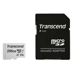 CARD microSD Card 256GB Transcend SDXC USD300S-A w Adapter - USD300S-A - microSD 256GB