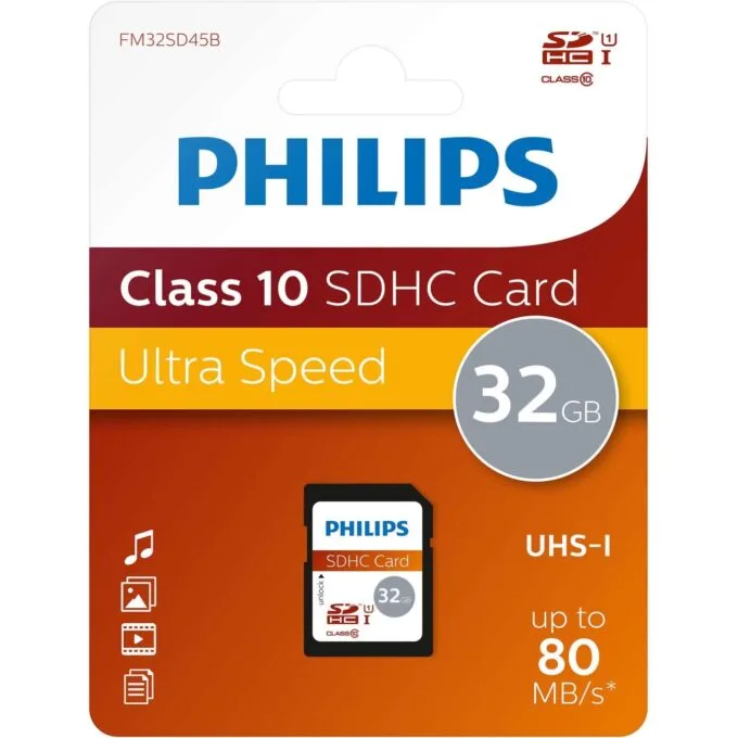 CARD Philips HC Card 32GB Class 10 UHS-I U1 - microSD Card, 32GB, U1, Class 10 — image 2