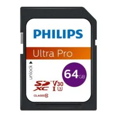 CARD Philips XC Card 64GB SDXC - UHS-I U3 V30 A1 Class 10