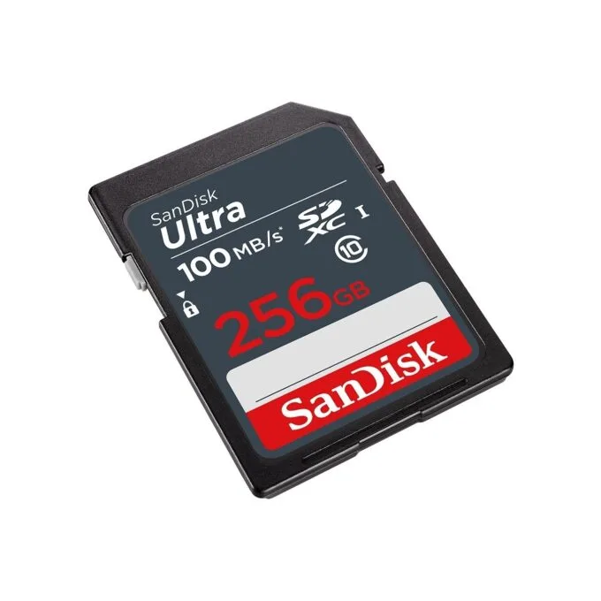 CARD SANDISK ULTRA 256GB XC - Black, SDXC, Class 10, UHS-I, 100 MB/s — image 2