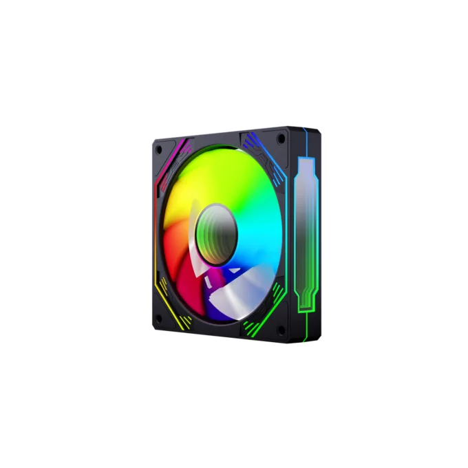 Case Fan TACK120 ARGB Black 6-Pin 120mm 800-1600RPM — image 1