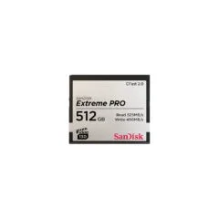 CFast 2.0 Card 512GB - SanDisk Extreme PRO - Black, Grey 525MB s