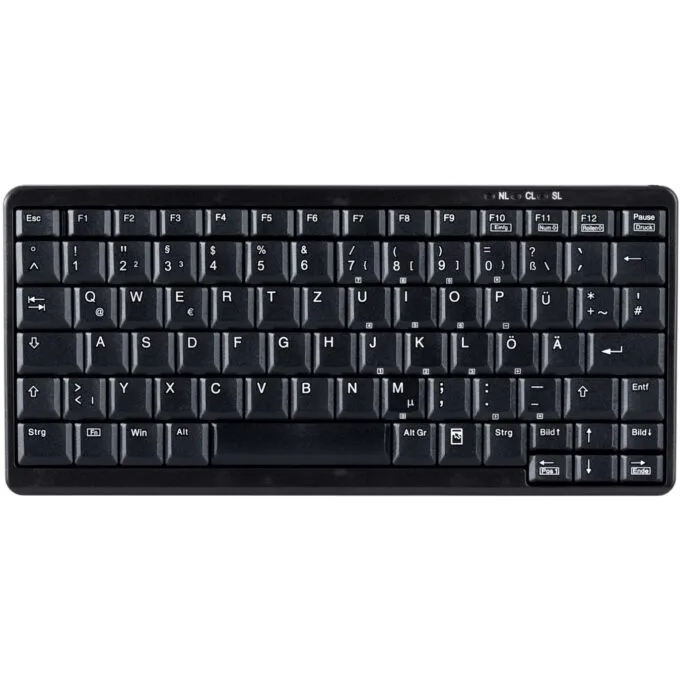 CHERRY Active Key Industry 4.0 Mini Notebook Style Keyboard - AK-4100-U - Black — image 1