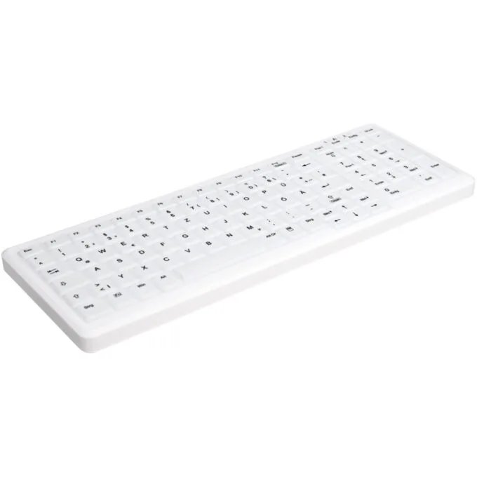 CHERRY Active Key MTA AK-C7000 - Wireless 2.4 GHz Scissor Keyboard - German QWERTZ, Medical-grade White — image 2