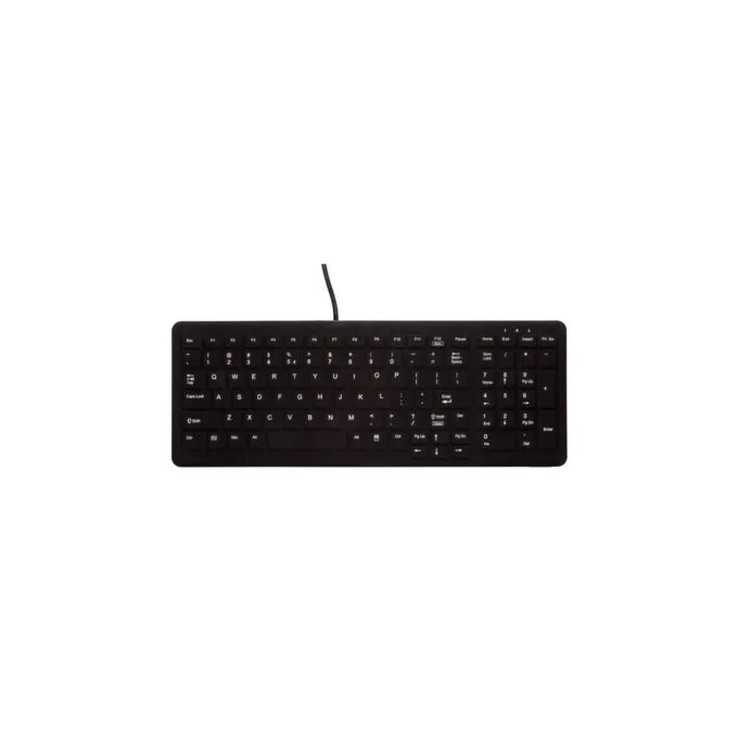 CHERRY Active Key MTA AK-CB7000 Corded DE-Layout Black - AK-CB7000 - German QWERTZ, Full-Size, USB Membrane Keyboard — image 1