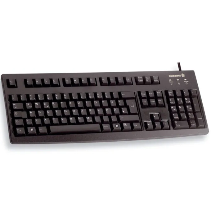 Cherry Classic Line G83-6105 - Wired USB Full-Size German QWERTZ Keyboard, Black — image 1