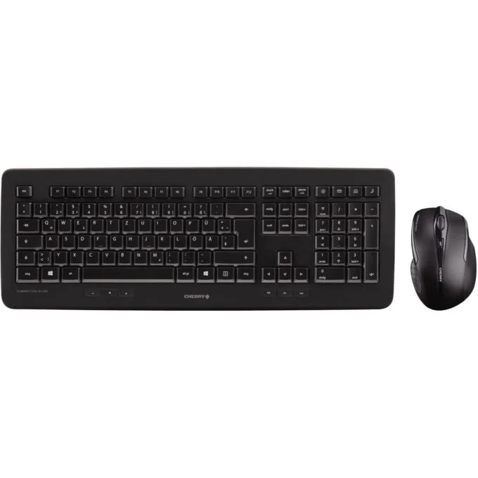 CHERRY DW 5100 - Wireless RF Keyboard & Mouse - Full-size (100%), US layout, Black — image 1
