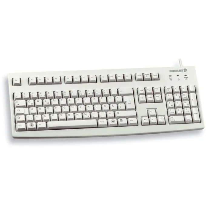 Cherry G83-6105 LUNDE-0 USB beige QWERTZ DE - G83-6105 - Beige, DE layout, USB keyboard — image 1