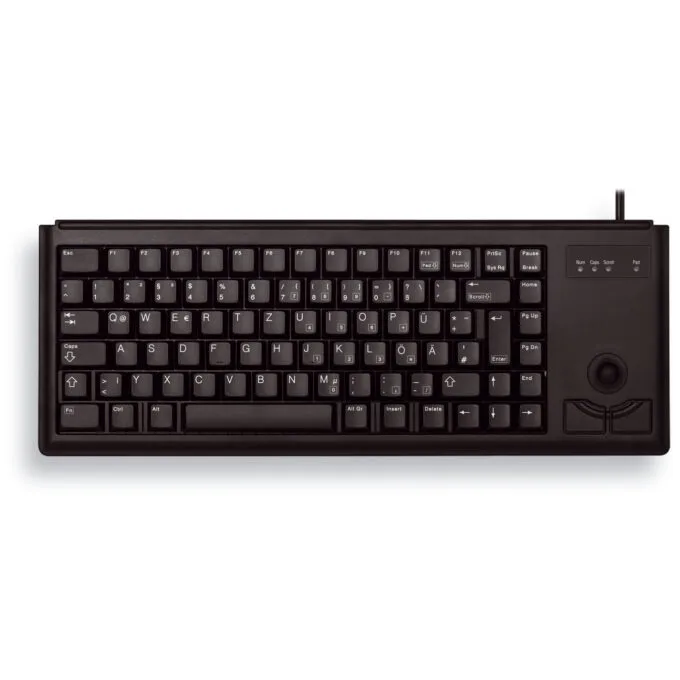 Cherry G84-4400 - Wired USB Full-Size Keyboard with Trackball, 84 Keys, QWERTZ German, Black — image 1