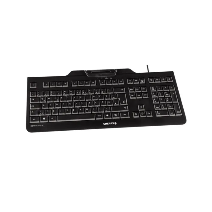 CHERRY KC 1000 SC - JK-A0100DE-2 - Wired USB German QWERTZ Full-size Membrane Keyboard, Black — image 3