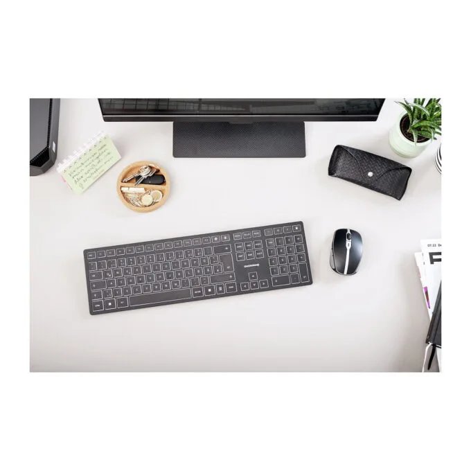 Cherry Keyboard KW 9100 SLIM [CH] black — image 4