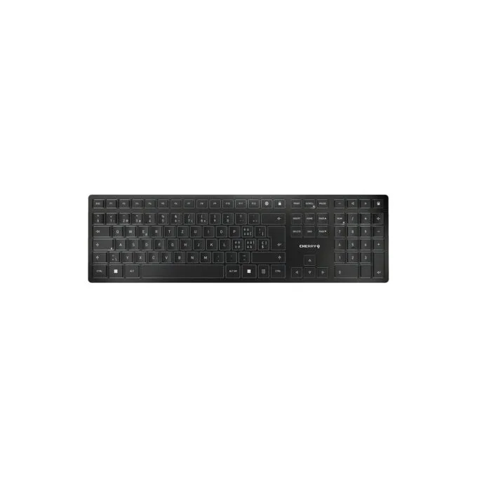Cherry Keyboard KW 9100 SLIM [CH] black — image 1