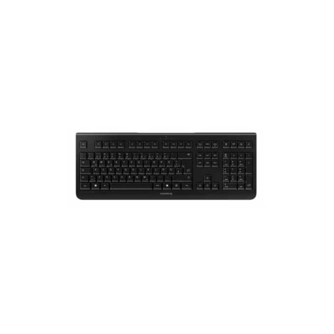 Cherry KW 3000 Wireless Keyboard - JK-3000DE-2 - Black, German QWERTZ, Full-size, 2.4 GHz Nano Receiver — image 1