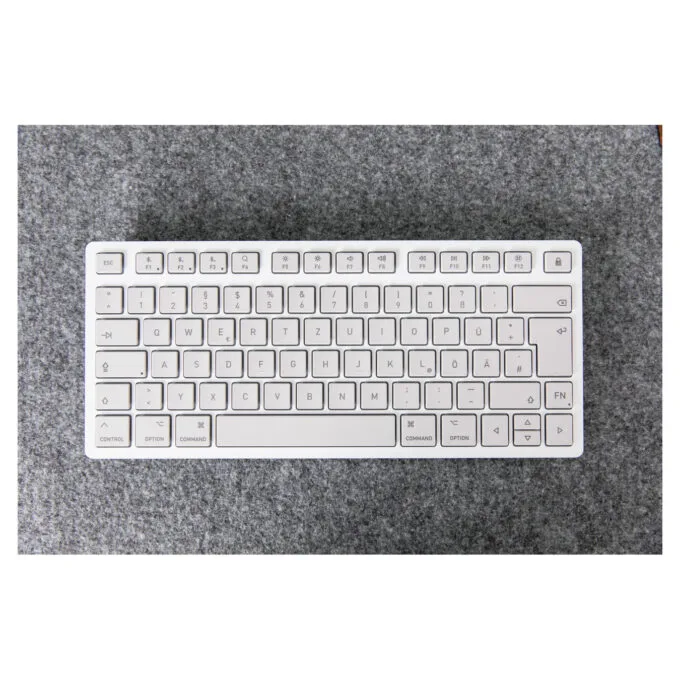 CHERRY KW 7100 Mini BT - 75% Mac Keyboard, Cherry SX Switches, Bluetooth 5.1, German QWERTZ ISO, White — image 11
