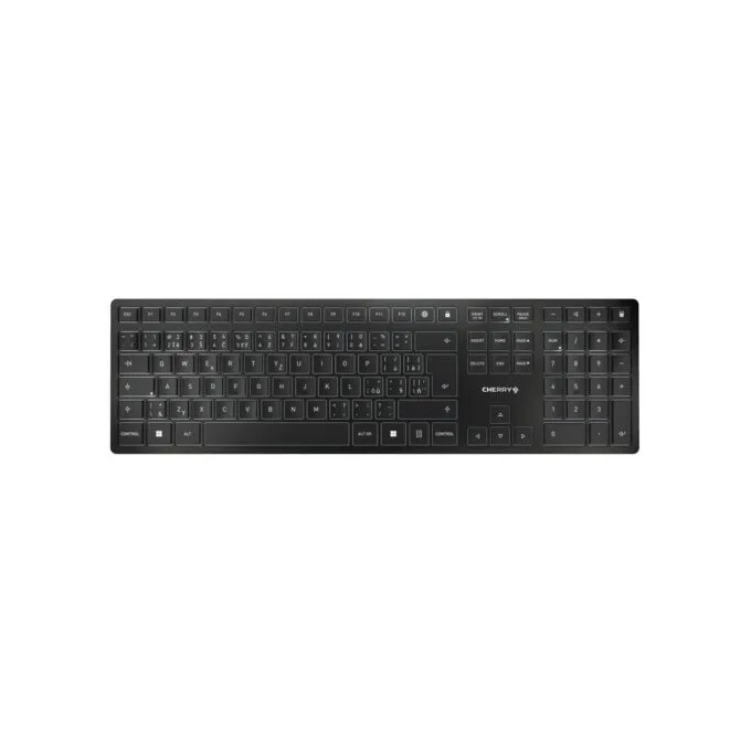 Cherry KW 9100 SLIM CZ KEYBOARD - KW 9100 - Slim CZ layout, full-size keyboard — image 1