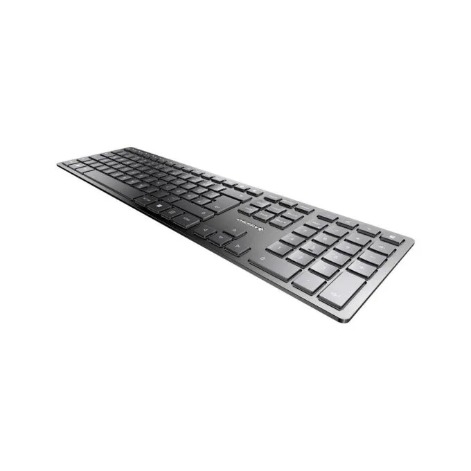 Cherry KW 9100 Slim - Full-Size Wireless Keyboard (Black/Grey) - RF 2.4GHz + Bluetooth, Portuguese Layout — image 5