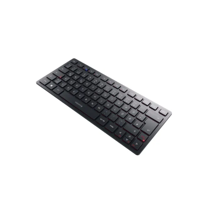 Cherry KW 9200 MINI Wireless Keyboard - JK-9250DE-2 - Black, German QWERTZ, Tri-mode — image 1