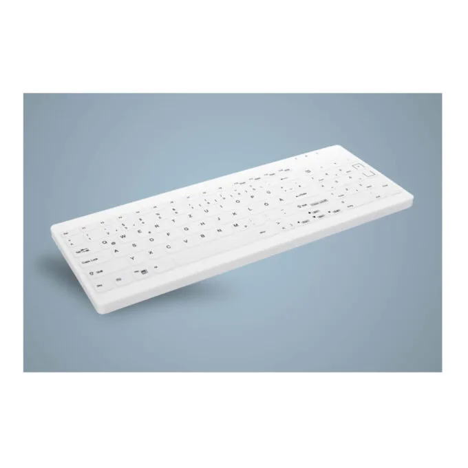Cherry Medical Active Key AK-C7012 - Wired USB Medical Keyboard, White, German Layout, Backlit, Spill-Resistant — image 2