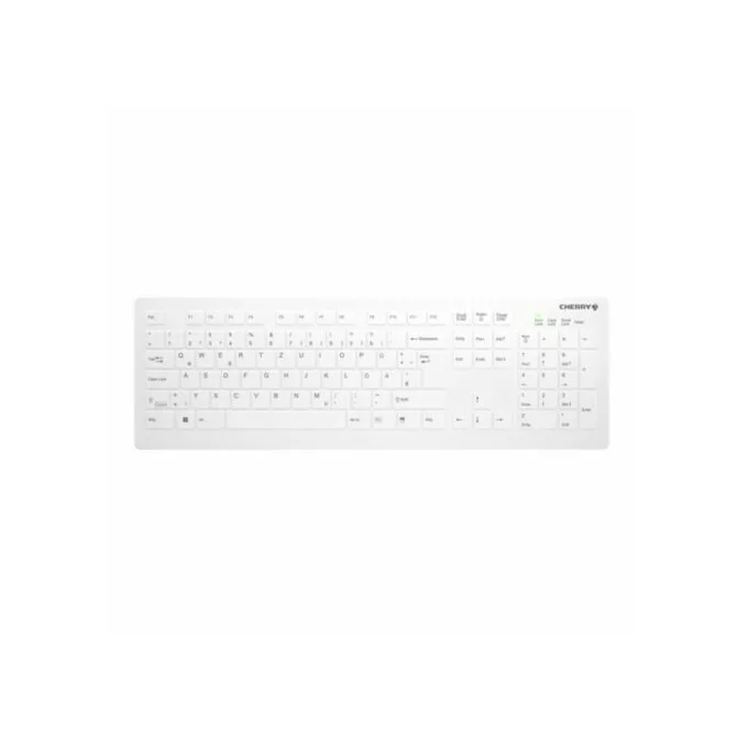 Cherry Medical Active Key - AK-C8112-FU1-W - Disinfectable Waterproof Wireless Full-Size White — image 1