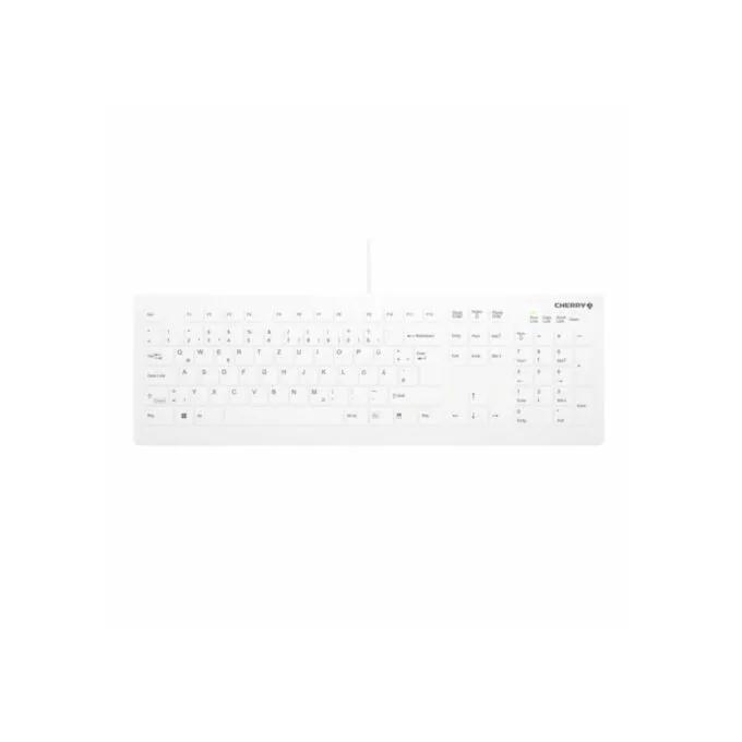 Cherry Medical ACTIVE KEY AK-C8112 - Wired USB Medical Keyboard - White, German QWERTZ, Disinfectable — image 1