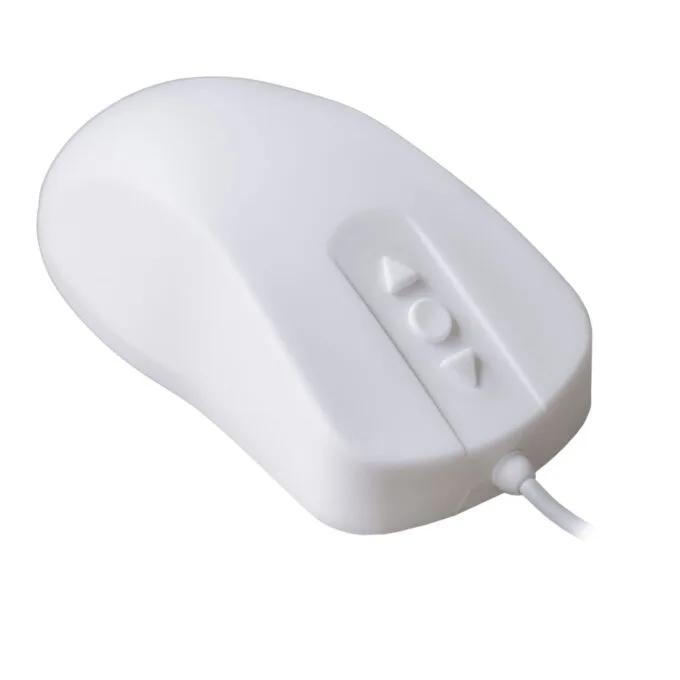 Cherry Medical Active Key Mouse - AK-PMH12 - Wired USB, White, Compact — image 2