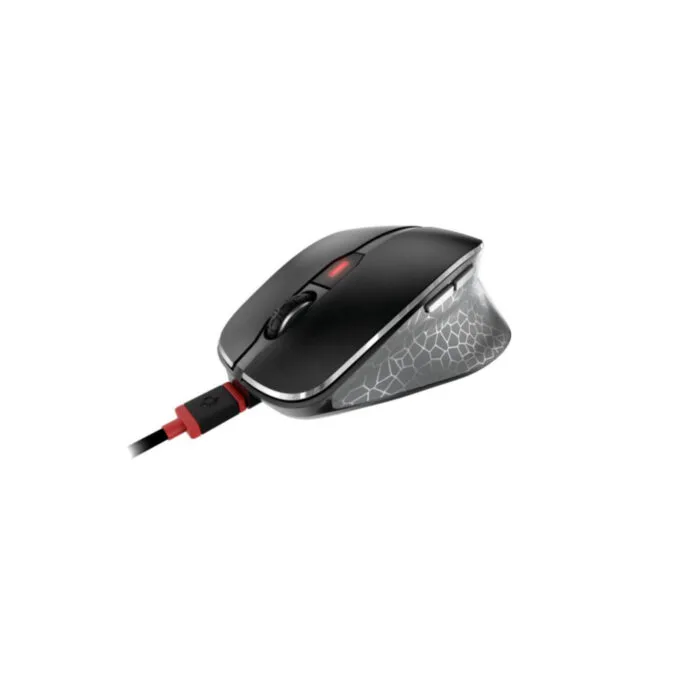 Cherry MW 8C ERGO - JW-8600 - Ergonomic Right-Hand Wireless Mouse, Black/Grey, 3000 DPI, 2.4GHz & Bluetooth, USB-C Rechargeable — image 4