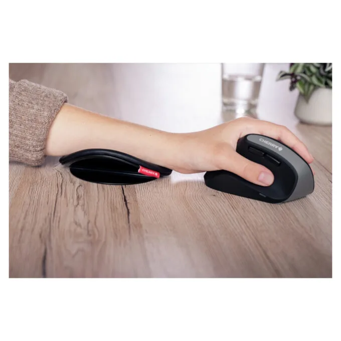 Cherry SLIDEPAD ERGO - Ergonomic Wrist Rest - Black — image 3