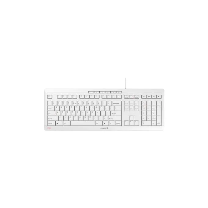 Cherry Stream JK-8500EU-0 USB QWERTY White - JK-8500EU-0 - White, Full-size (100%), Wired, USB, Mechanical, QWERTY — image 1