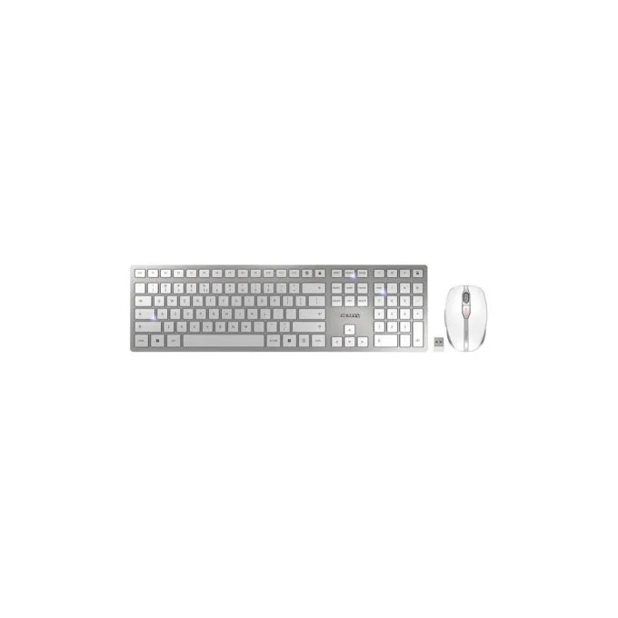 CHERRY TAS Desktop-Set - DW 9100 - Wireless EU-Layout, Silver — image 1