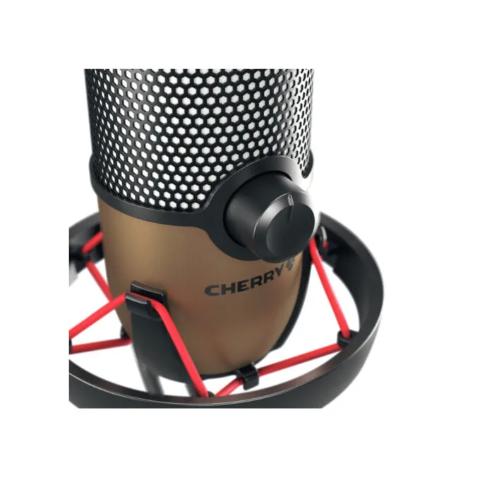 Cherry UM 9.0 PRO RGB - JA-0720 - USB Table Microphone, 24-bit/192kHz, Headphone Out, Mute, Black/Copper — image 3