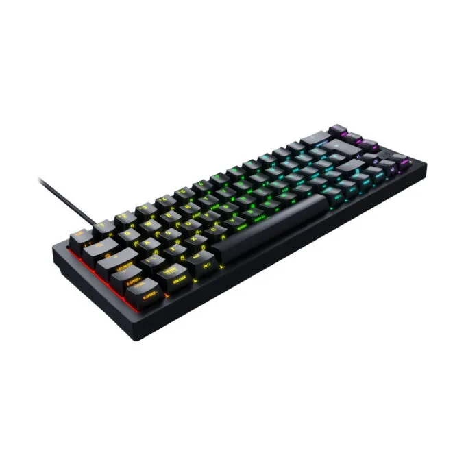 Cherry Xtrfy K5V2 - MX2A Red - 65% Compact RGB Mechanical Gaming Keyboard, QWERTZ German, Black, Wired USB — image 3