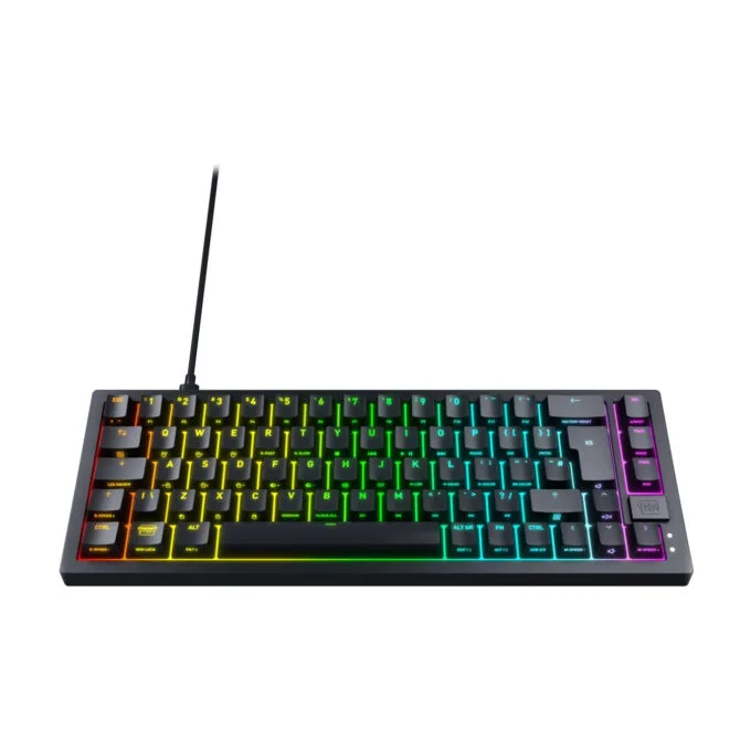Cherry Xtrfy K5V2 - MX2A Red - 65% Compact RGB Mechanical Gaming Keyboard, QWERTZ German, Black, Wired USB — image 4