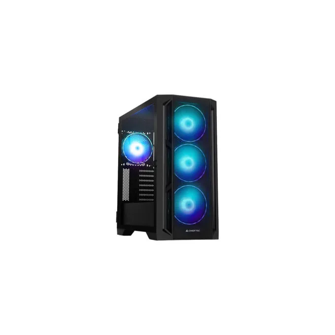 Chieftec APEX LUMO Mesh Mid-Tower - GA-01B-L-OP - Black, E-ATX/ATX Support, 4x140mm RGB, USB-C — image 2