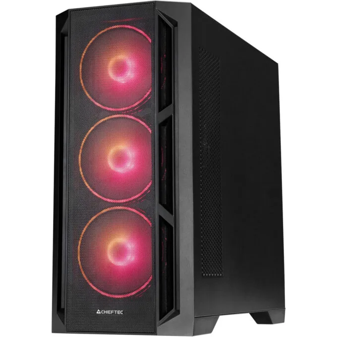 Chieftec APEX LUMO Mesh Mid-Tower - GA-01B-L-OP - Black, E-ATX/ATX Support, 4x140mm RGB, USB-C — image 13