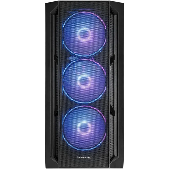 Chieftec APEX LUMO Mesh Mid-Tower - GA-01B-L-OP - Black, E-ATX/ATX Support, 4x140mm RGB, USB-C — image 22